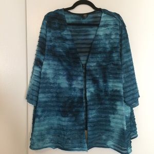 Maggie Barnes "eyelash" jacket